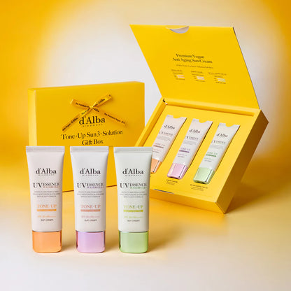 [d'Alba Official] Set 3 kem chống nắng nâng tone d’Alba – Che phủ chuẩn từng tông da (35ml *3)