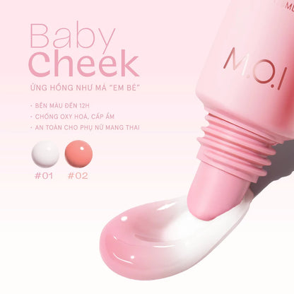 [Tăng gấp đôi dung tích] Má hồng sữa M.O.I Baby Cheek 14ml