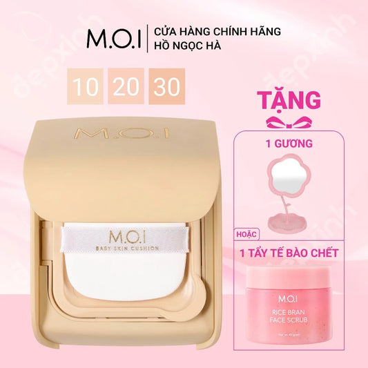 Phấn nước M.O.I Baby Skin Cushion SPF 50+ PA+++ 12g