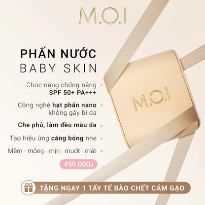 Phấn nước M.O.I Baby Skin Cushion SPF 50+ PA+++ 12g
