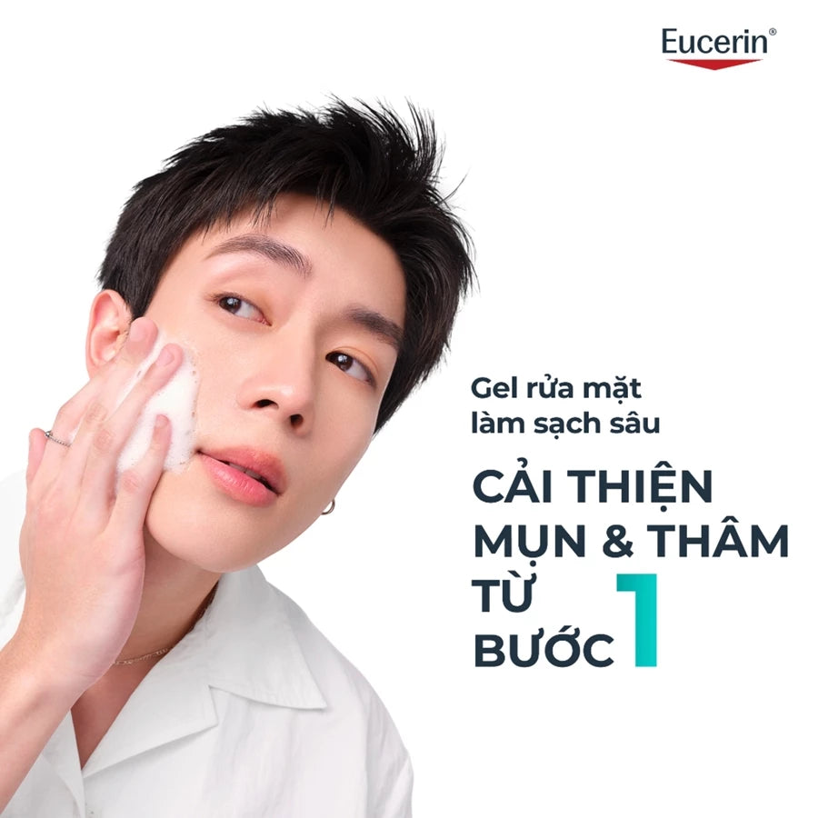 Gel rửa mặt cho da mụn Eucerin Eucerin® DermoPure Clinical Correcting Gel To Foam 400ml