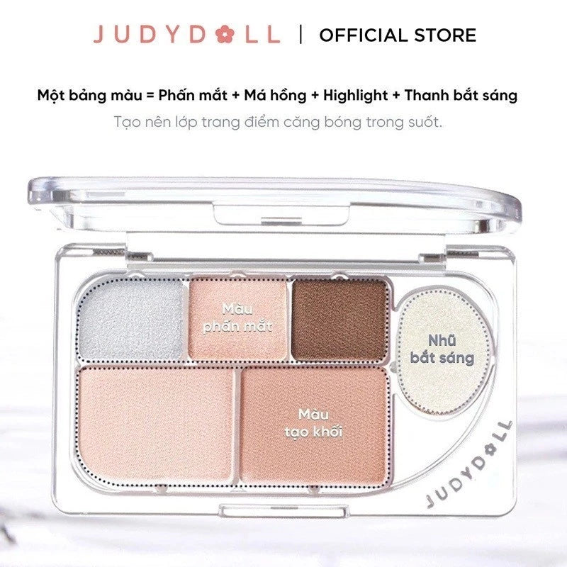 Bảng Phấn Mắt 6 Ô JUDYDOLL Elaborate Eyeshadow Palette Amelia