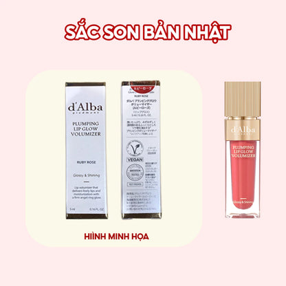 [d'Alba Official] Son bóng làm đầy môi Plumping Lip Glow Volumizer 5ml
