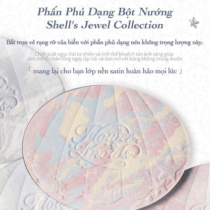 Phấn Phủ Nén Amelia Pearl Glow Powder Bộ sưu tập Kiềm Dầu Che Khuyết Điểm 9g