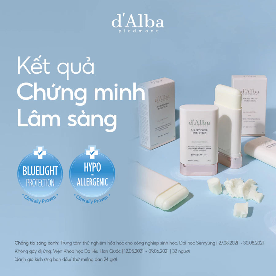 [d'Alba Official] Sáp chống nắng dạng thỏi thuần chay SPF50 + PA + + + + Sun Stick 19g