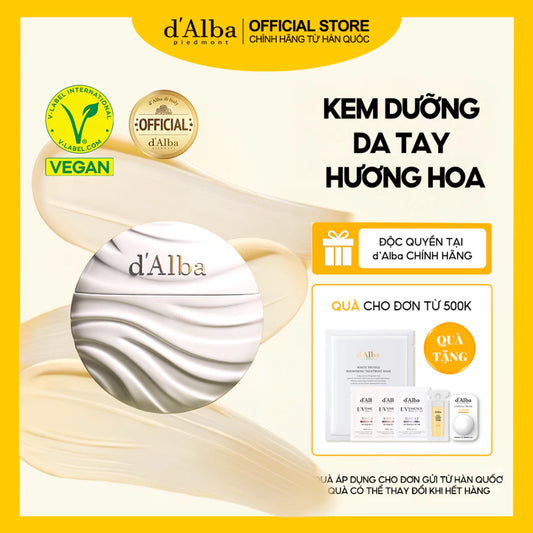 [d'Alba Official] Kem dưỡng tay kèm hộp quà tặng logo d'Alba 40ml
