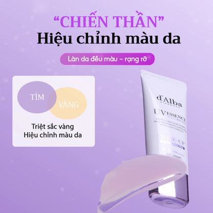 [d'Alba Official] Set 3 kem chống nắng nâng tone d’Alba – Che phủ chuẩn từng tông da (35ml *3)