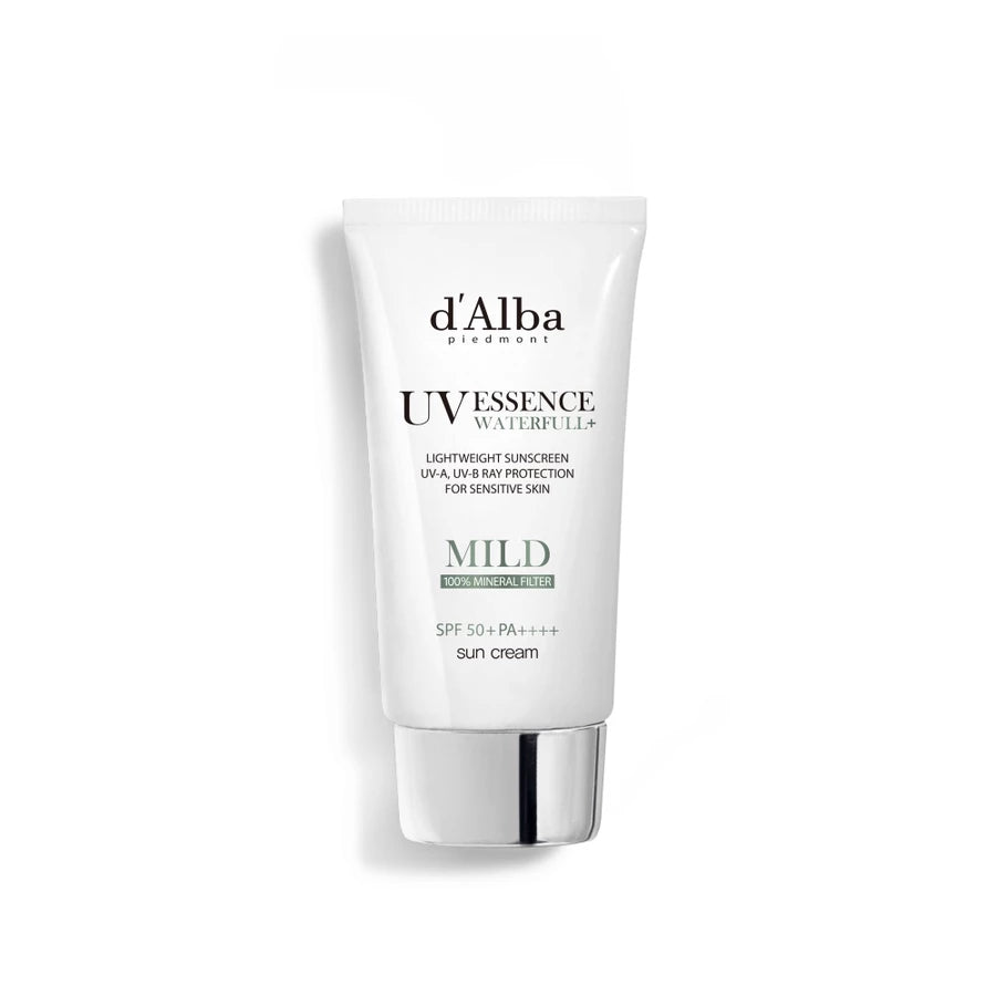 [d‘Alba Official] Kem chống nắng vật lý dịu nhẹ cho da nhạy cảm Waterfull Mild Suncream SPF 50+ 50ml