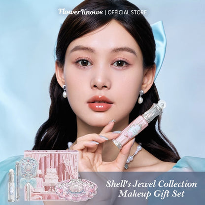 Bộ quà tặng trang điểm Flower Knows Shell 's Jewel Collection