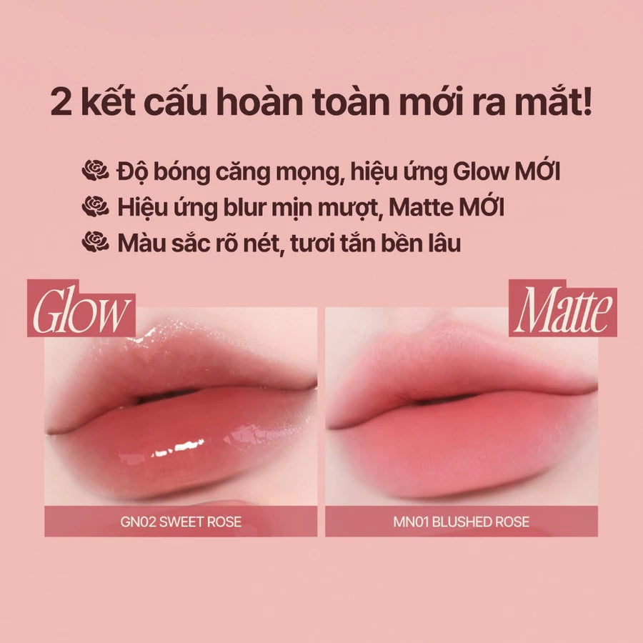 [fwee] Rose Obsession Stay-fit Lip Tint (4 Màu)