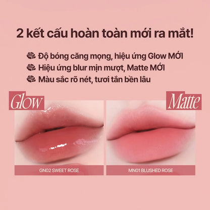 [fwee] Rose Obsession Stay-fit Lip Tint (4 Màu)
