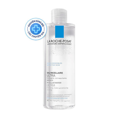 Nước tẩy trang làm sạch sâu cho da nhạy cảm La Roche-Posay Micellar Water Sensitive Skin 400ml