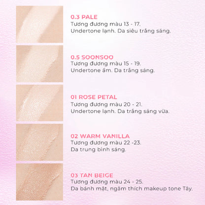 Cushion d'Alba Serum Glow SPF50+ | Phấn Nước Glass Skin Hàn Quốc